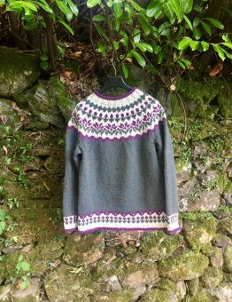 Light Grey Lopapeysa Inspired Sweater