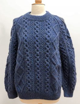 Blue Handknit Sweater