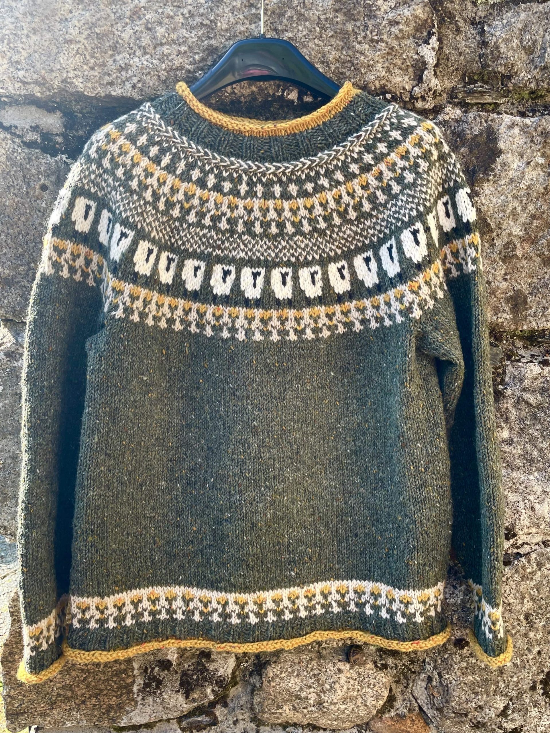 Green Sheep Lopapeysa Sweater