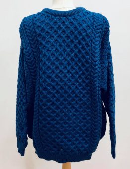 Merino Wool Sweater in Bright Blue