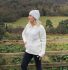 Knitted Zip Cardigan in White