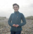 Merino Roll Neck Cardigan in Jade