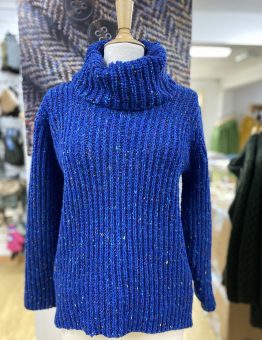 Cowl Neck Wool Sweater
