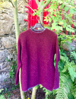 Roundstone Sweater in Burgundy