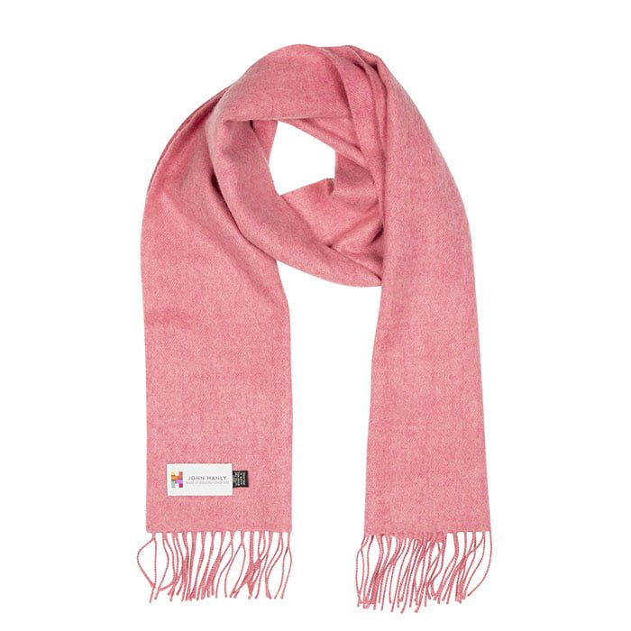 Pink Merino Scarf