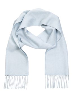 Merino Scarf in Light Blue