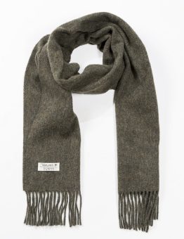 Lambswool Scarf in Loden Green