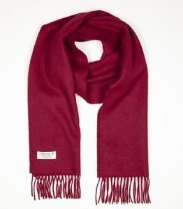 Lambswool Scarf in Cerise Pink