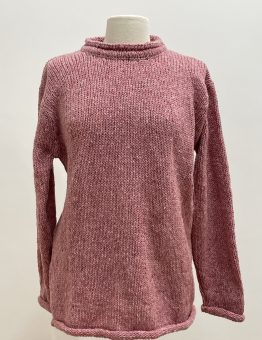 Ladies Fit Wool Tunic in Pale Pink