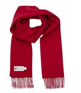 Red Lambswool Scarf