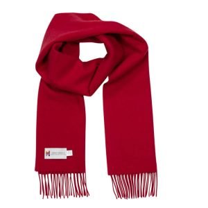 Red Lambswool Scarf
