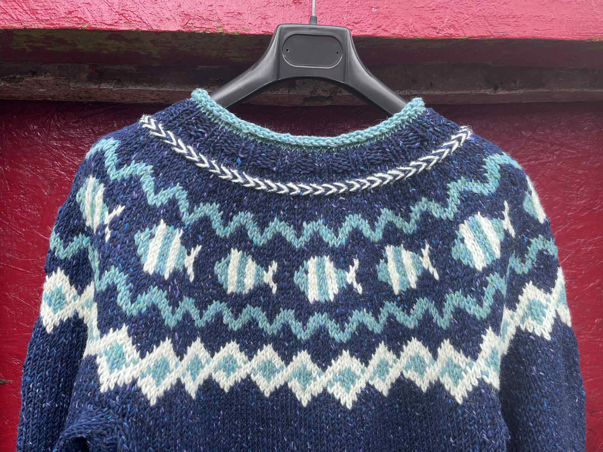 Swimming Fish  Lopapeysa