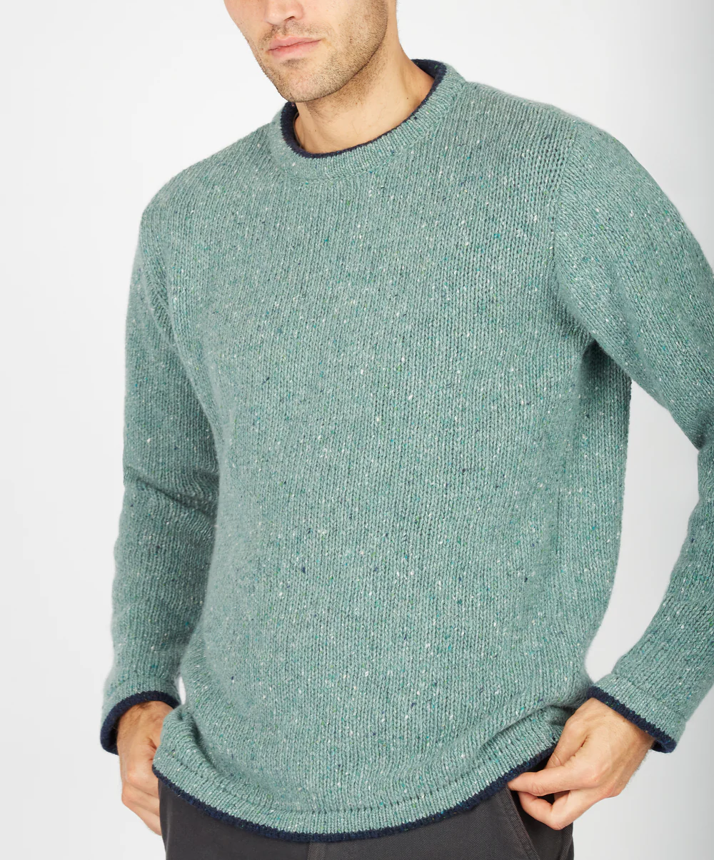 Roundstone Sweater Ocean Mist